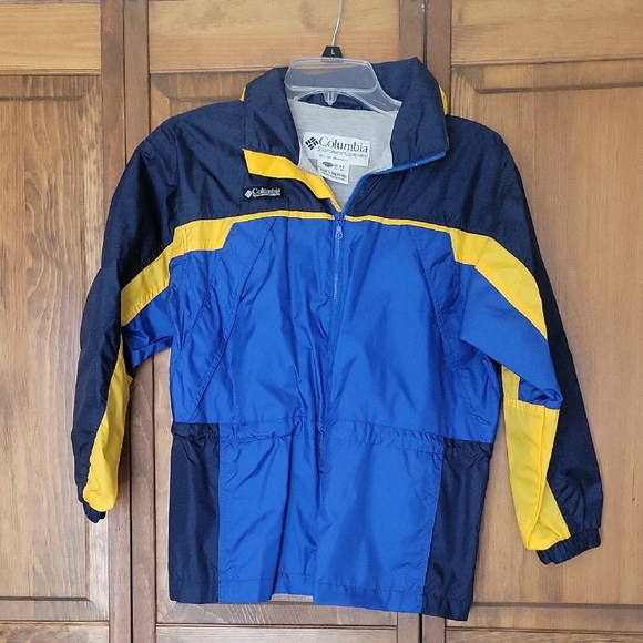 Columbia Other - Columbia Lined Hooded Windbreaker Jacket Sz 10/12